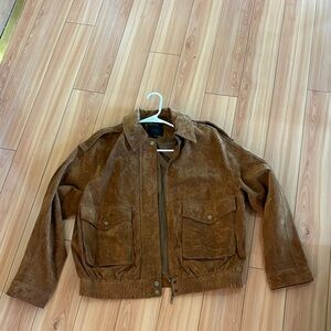 Zara leather suede jacket